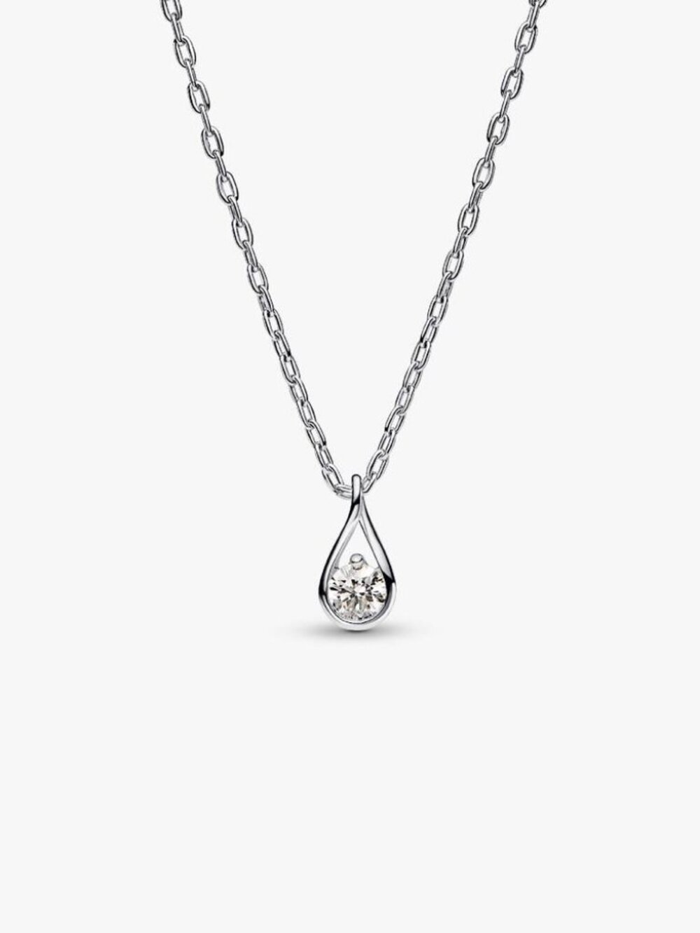Pandora Infinite Sterling Silver Lab-grown Diamond Pendant Necklace